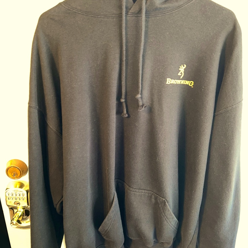 Mens Browning hooded sweatshirt